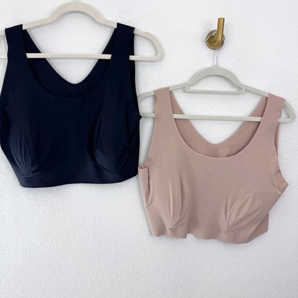 Bali Women Comfort Revolution Wireless Bra Bundle of 2 Size 3XL DF3491 Black Tan - Picture 1 of 9